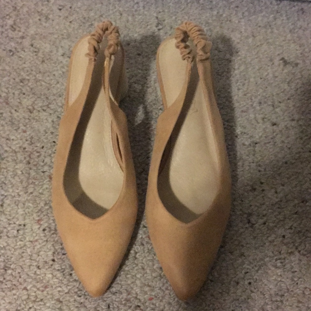 Pointed Toe Slingback Heels